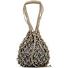 Christian Dior Pre-Owned - Borsa a spalla con design a rete e motivo Oblique 2020 - Donna - paglia/tela - Taglia unica - Marrone