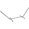 Moia Supporto per Amaca da Giardino 120x300x106h cm Tubi ø 42 mm colore Antracite - SAM41