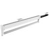 MAFAGE Asta appendiabiti estensibile e regolabile, ideale per appendere le grucce, 347 mm, bianco