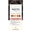 phyto Color kit 3 castano scuro 1 latte 50 ml + 1 crema 50 ml + 1 maschera 12 ml