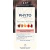 phyto Color kit 4,77 castano marrone intenso 1 latte 50 ml + 1 crema 50 ml + 1 maschera 12 ml