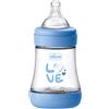 Chicco Biberon Neonato Perfect 5 Biberon Azzurro Flusso Lento 0 Mesi+ 150 ml