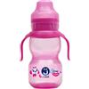 J bimbi b free sippi 2 rosa 350 ml tazza per bere con beccuccio in silicone