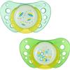 Chicco succhietto physio air luminoso silicone 0m+ 2 pezzi caucciu'