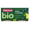 Plasmon omogeneizzato bio pera mirtilli 2 vasetti x 80 g