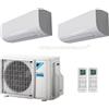 Daikin Climatizzatore Daikin Dual Split Inverter Serie SENSIRA 9000+12000 BTU Modello CTXF-C 9+12 con Unità Esterna 2MXF50A Classe A++
