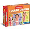 Clementoni Sapientino Montessori - Il Corpo Umano, Gioco Educativo per Bambini 4-6 Anni, per Scoprire Anatomia e Scheletro, con Cartellini e Schede Illustrate, Made in Italy, Lingua Italiana, 16876