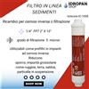 Cartuccia, Filtro in Linea a sedimenti 1/4 FPT 2 X 10 5 micron per il trattamento acqua