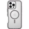 OtterBox Cover per iPhone 16 Pro Max Defender Series XT MagSafe, resistente a shock e cadute, cover ultra robusta, testata 7x vs le norme anti caduta MIL-STD 810G, Trasparente/Grigio