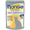Monge - Kitten Natural Superpremium Cotti a Vapore con Tonno e Fegatini di Pollo - 80 gr