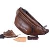 UOMO MARSUPIO PELLE CINTURA VITA BORSA TRACOLLA VIAGGIO CASUAL VINTAGE MODA BAG