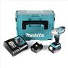 Makita DTW 190 RTJ - Avvitatore a percussione a batteria, 18 V, 190 Nm, 2 batterie da 5,0 Ah + caricatore rapido in Makpac 2
