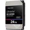 Western Digital Ultrastar DC HC580 disco rigido interno 24 TB 7200 Giri/min 512