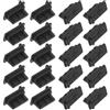 Styquenzer 20 tappi di protezione USB, tappi antipolvere di tipo USB-A, in silicone, per proteggere ogni porta USB-A, adatti per laptop e computer desktop (nero)