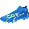 PUMA Ultra Match+ Ll Fg/Ag, Soccer Shoe Uomo, Ultra Blue Puma White Pro Green, 44.5 EU