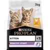 Purina Pro Plan Kitten Healthy Start Crocchette Gattini Ricco in Pollo 3 kg