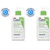 Cerave (L'Oreal Italia SpA) CeraVe Detergente crema-schiuma idratante Deterge ed Idrata. Con 3 ceramidi essenziali, acido ialuronico e tecnologia MVE 236 ml Set da 2 2x236 Crema