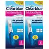 Procter & Gamble SRL Clearblue Test di Gravidanza con Indicatore delle Settimane Set da 2 2x2 pz