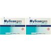 Mylicongas Aerofagia 40mg per Flatulenza Meteorismo Gonfiore addominale 2x50 pz Compresse masticabili