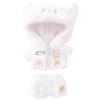 niannyyhouse 10 cm ~ 15 cm 20 cm 40 cm bambola di peluche vestiti con cappuccio pantaloni orso latte vestito accessori per bambole vestire (20 cm)