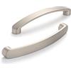 SYZOW 10 Pezzi Maniglie per Mobili da Cucina 160mm Maniglie Armadio Maniglie Acciaio Inox- Maniglie Cassetti Argento maniglia cucina nichel satinato