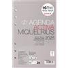 Miquelrius - Agenda 2025, 16 Mesi, Giorno per Pagina, Ricambio Agenda Anelli 6, Catalano, Portoghese e Inglese, Formato Attiva 117 x 182 mm