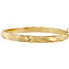 Fichera Preziosi Bracciale Rigido Donna Spirale Oro Giallo 18 kt Diamantato Laser NUOVO E ORIG...