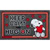 IlGruppone Peanuts Zerbino Ingresso Snoopy Originale Rettangolare 40 x 60 Cm in Gomma Floccata Tappeto Ingresso Asciugapassi Tappetino Antiscivolo Interno Estero Originale Idea Regalo - HugOn