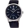 Orient Contemporary Symphony III - Orologio Uomo Automatico a Carica Manuale Casual Cinturino In Pelle Blu Cassa In Acciaio Quadrante Blu - RA-AC0F06L30B RA-AC0F06L