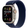 Apple Watch Ultra 2 GPS + Cellular 49mm Cassa in Titanio con Blue Trail Loop - S-M