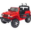 GLOBO S.R.L. Jeep Wrangler Rubicon Rossa Auto Elettrica12 Volt con Radiocomando