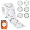 Romon Etichette Adesive, 500 Pezzi Marmellata Etichette Rotonde, Etichette Autoadesive Marmellate Stickers Per Vasetti Di, Barattoli Di Spezie, Bottiglie, Ufficio