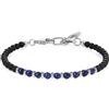 GAVU Bracciale Pietre Naturali Uomo Donna, Bracciale di Perline di Lapislazzuli e Onice Opaco