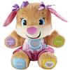 Fisher-Price la Sorellina del Cagnolino Smart Stages Ridi & Impara, Morbido Peluche Educativo per Imparare le Prime Parole, con 75+ Canzoni, Luci e Melodie, Edizione: UK-Inglese, FPP51