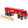 BRIO 33657 Trasportatore di legname BRIO con carico magnetico