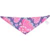 TOTTO - Bandana per cani, taglia S, fronte-retro con stampe diverse, accessori per cani, realizzata in poliestere al 100%, resistente e durevole, facile da pulire, stampa cuori rosa multicolori