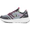 Champion Warrior W Low, Sneakers Donna, Grigio/Nero/Fucsia (ES010), 36 EU