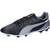 PUMA King Match Fg/AG, Scarpe da Calcio Unisex - Adulto, Puma Black Puma White Cool Dark Gray, 48 EU