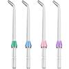 XWCHASA 4 punte di ricambio per Flosser Waterpik Water Flosser, testine di ricarica Flosser, testine di ricambio compatibili con irrigatore orale Waterpik e filo interdentale