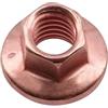 Connect 30742 Copper Flashed Nut Flanged & Self Locking M8 x 1.25 x 10mm Hex 5pc