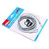 Hilka 70103300 3m x 4mm Cavo di sicurezza con serratura, colore: argento
