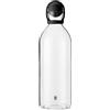 Stelton Rig-Tig COOL-IT Water Carafe Black, Caraffa, contenitore per acqua, vetro, gomma, 1,5 L
