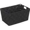 Wenko 19878100 Cestino Adria S, Polipropilene, 20 x 15 x 30 cm, Nero