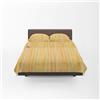 osama home GUZZINI Classic - Completo Letto Cotone Percalle con Lenzuola Una Piazza e Mezza 180x280 + 1 Lenzuolo con Angoli Coprimaterasso Una Piazza e Mezza 125x200 Materasso 30cm + 2 Federe Cuscino Letto 50x80