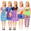 Miunana 5 Abiti Vestiti Tute Alla Moda Per 30 CM 11.5 Pollici Bambola (NON INCLUDE BAMBOLA)