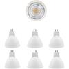 AUFWH 6 pezzi Lampada LED Lampadina MR16 GU10 E27 E14 6W 220V-240V Bombillas Lampada LED Faretto Lampara Faretto LED 24/120 gradi-MR16_24 Bianco caldo