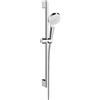 hansgrohe Crometta set doccia con asta saliscendi, 1 tipo di getto, 26535400, Crometta bianco/cromo [Rubinetteria Bagno > Set Doccia]