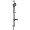 Hansa Aurelia set doccia con asta saliscendi e mensola, 3 tipi di getto, 47160130, Aurelia cromo [Rubinetteria Bagno > Set Doccia]