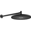 Hansa Aurelia soffione doccia, 1 tipo di getto, 4726030033, Aurelia nero opaco [Rubinetteria Bagno > Soffioni Doccia]