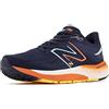 New Balance Fresh Foam Uomo X 880v12, Eclipse/Vibrante Albicocca, 47.5 EU